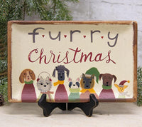 Furry Christmas Tray - The Fox Decor