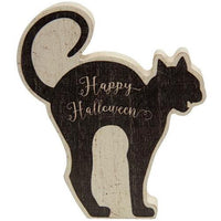 Thumbnail for Happy Halloween Black Cat Chunky Sitter - The Fox Decor