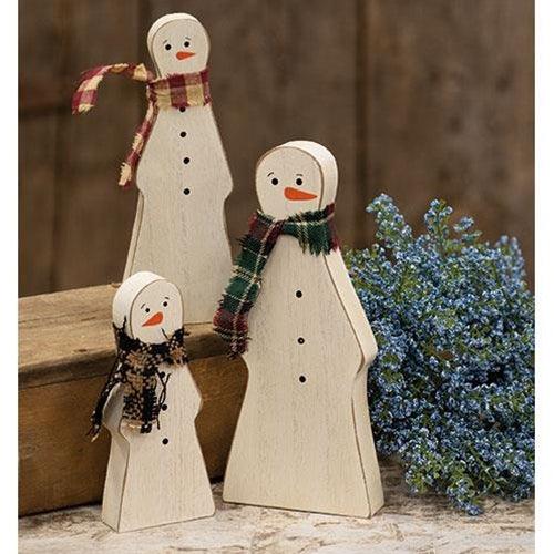 3/Set, Reversible Ghost & Snowman Chunky Sitters - The Fox Decor