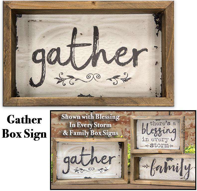 Gather Box Sign - The Fox Decor