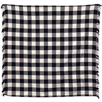 Black & White Buffalo Check Table Square, 52