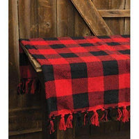 Thumbnail for Red & Black Buffalo Check Table Square - The Fox Decor