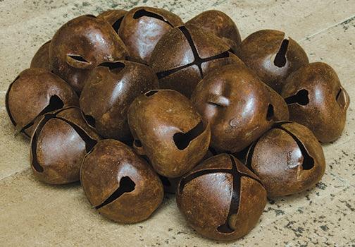 48/Pkg, Rusty Jingle Bells, 30mm