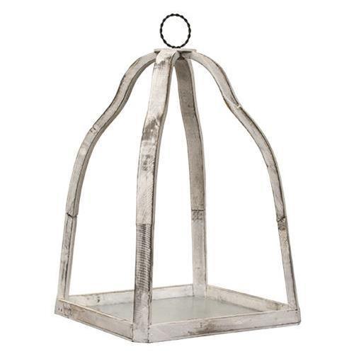 2/Set, Distressed Wood Platform Lanterns - The Fox Decor