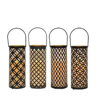 Thumbnail for Black & Gold Metal Lantern, 4 Asstd. Sold Individually - The Fox Decor