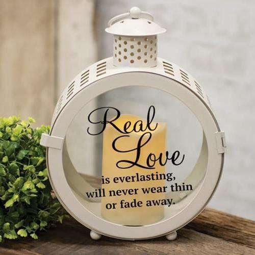 White Round Love Lantern, 2 Asstd. - The Fox Decor