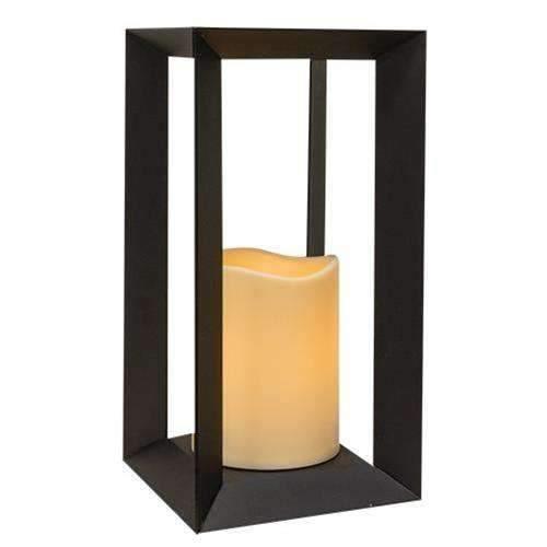 Everlasting Glow Tabletop Square Lantern - The Fox Decor