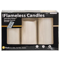 Thumbnail for 3/Set, Soft Glow Flicker LED Candles - The Fox Decor