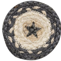 Thumbnail for Primitive Pewter Star Braided Coaster Set of 4