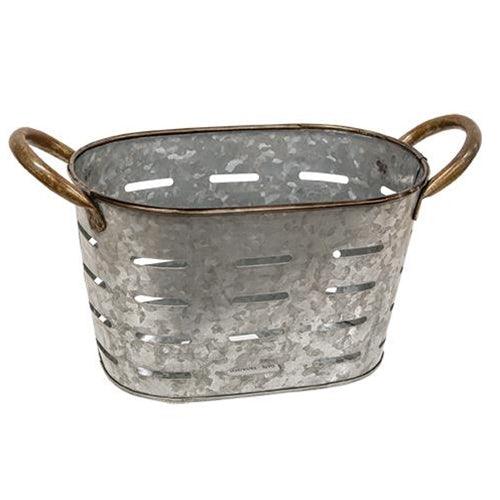 2/set Oval Olive Buckets - The Fox Decor