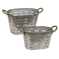 Thumbnail for 2/set Oval Olive Buckets