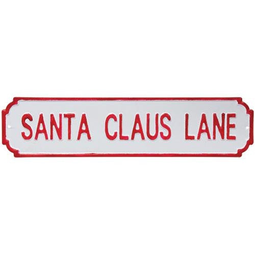 Santa Claus Lane Street Sign