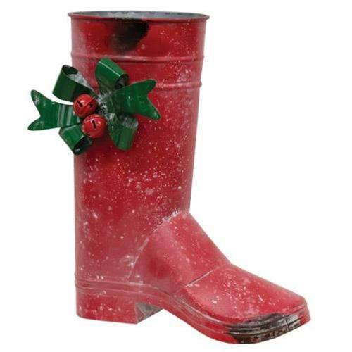 Santa's Red Boot - The Fox Decor