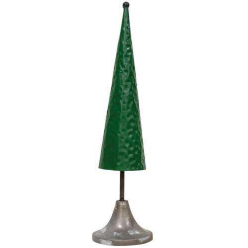 Green Metal Tree 15.5" - The Fox Decor