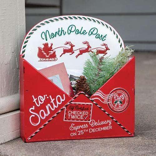 North Pole Envelope Box Christmas Decor - The Fox Decor