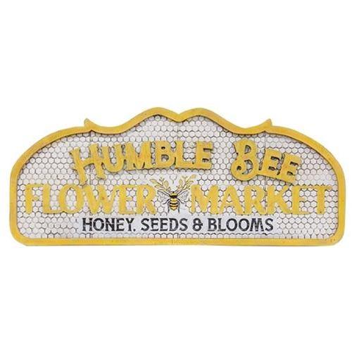 Humble Bee Flower Market Sign - The Fox Decor