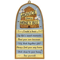 Thumbnail for Advice From A Honey Bee Metal Sign