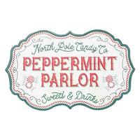 Thumbnail for Peppermint Parlor Metal Sign