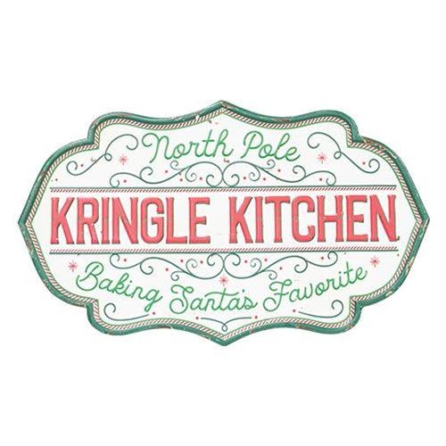 Kringle Kitchen Metal Sign - The Fox Decor