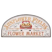 Thumbnail for Sunflower Fields Distressed Metal Arch Sign