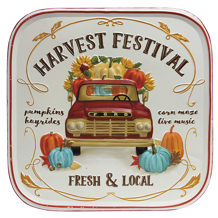 Harvest Festival Metal Sign