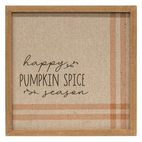 Thumbnail for Happy Pumpkin Spice Season Feed Sack Frame - The Fox Decor