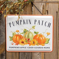 Thumbnail for Pumpkin Patch Enamel Hanging Sign