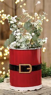 Thumbnail for Santa Suit Metal Bucket - The Fox Decor