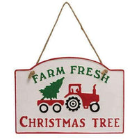 Thumbnail for Farm Fresh Christmas Tree Metal Sign - The Fox Decor