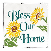 Thumbnail for Bless Our Home Vintage Metal Wall Plaque - The Fox Decor