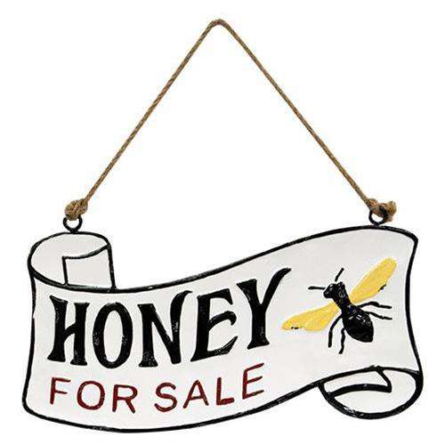 Honey For Sale Vintage Metal Hanger - The Fox Decor