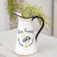 Thumbnail for Bee Happy Enamel Pitcher - The Fox Decor