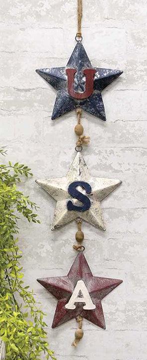 USA Hanging Stars - The Fox Decor