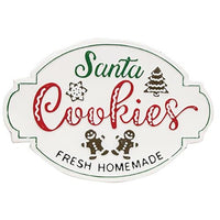 Thumbnail for Santa Cookies Distressed Metal Sign