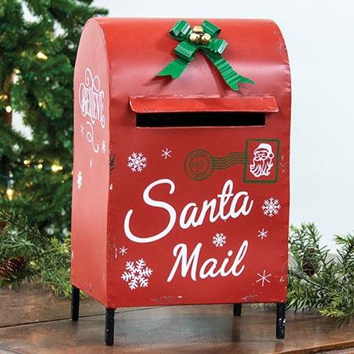 Santa Mail Box - Galvanized metal