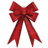 Thumbnail for Distressed Red Metal Hanging Gift Bow
