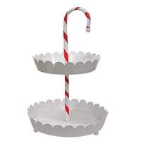 Thumbnail for Candy Cane Two-Tiered Tray