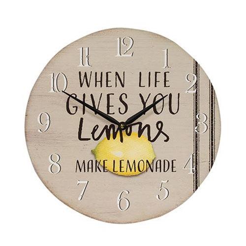 When Life Gives You Lemons Clock - The Fox Decor