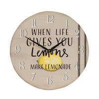 Thumbnail for When Life Gives You Lemons Clock - The Fox Decor
