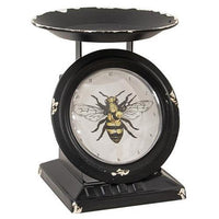 Thumbnail for Vintage Bee Black Old Town Scale Clock - The Fox Decor