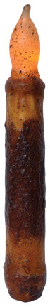 6" Burnt Mustard Timer Taper - The Fox Decor