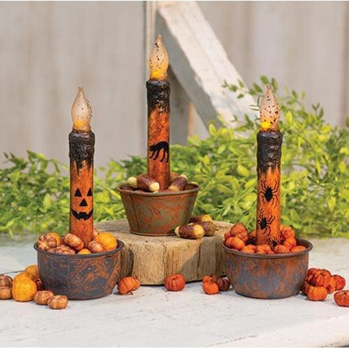 Halloween Timer Taper, 3/set - The Fox Decor