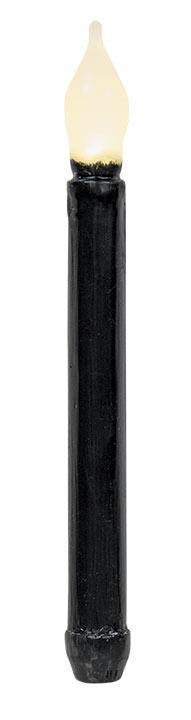 9" Black Gloss Timer Taper - The Fox Decor