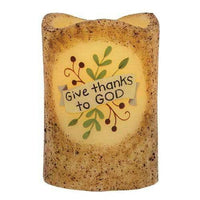 Give Thanks Pillar, 3x4.5