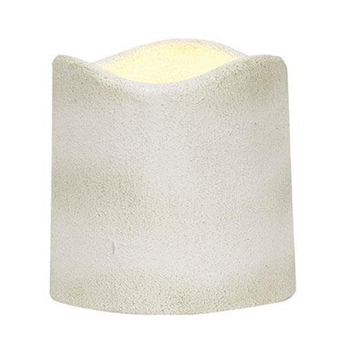 White Cement Timer Pillar-3" - The Fox Decor