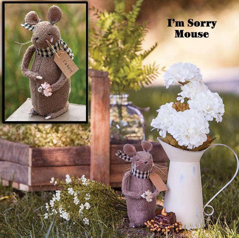 I'm Sorry Mouse Doll - The Fox Decor