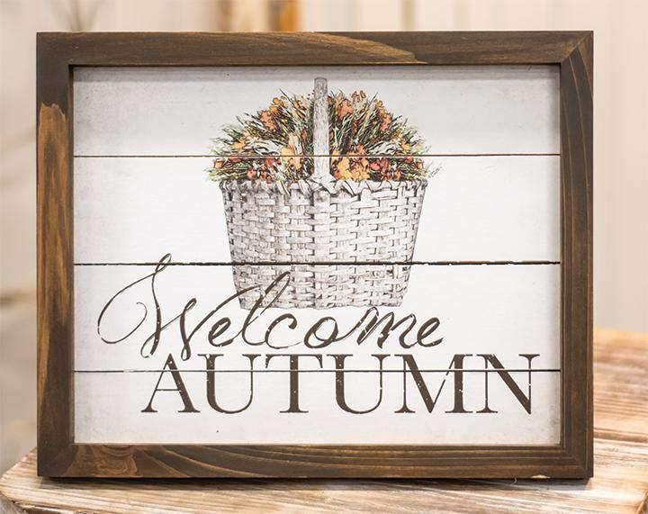 Welcome Autumn Easel - The Fox Decor