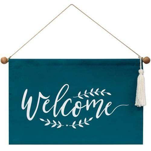 Welcome Fabric Wall Hanging - The Fox Decor