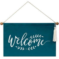 Welcome Fabric Wall Hanging - The Fox Decor