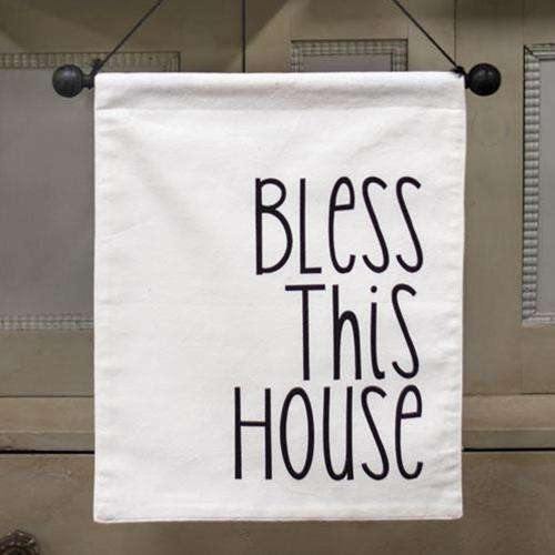 Bless This House Fabric Wall Hanging